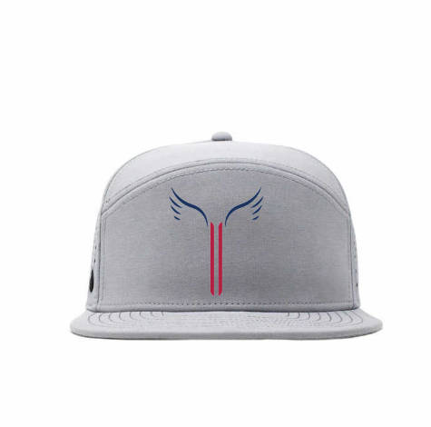 Light Gray 7 Panel Cap